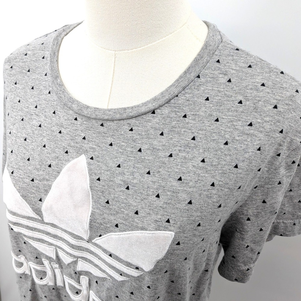Adidas x Pharrell Williams Trefoil Tee Dress Gray Minimal Streetwear Women's XS - Picture 5 of 9